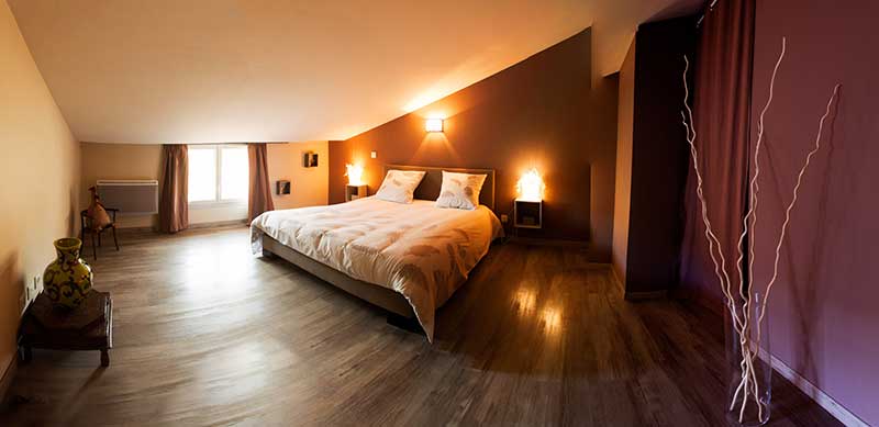 chambre soft avec lit en 160 cm